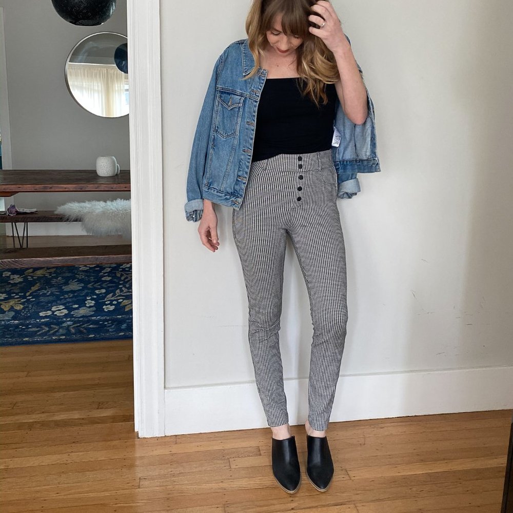 Zara Checkered Leggings